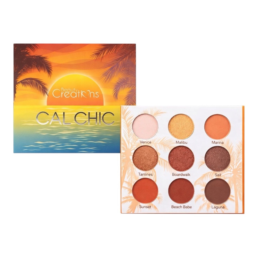 BEAUTY CREATIONS CALI CHIC EYESHADOW PALETTE - BRAND NEW